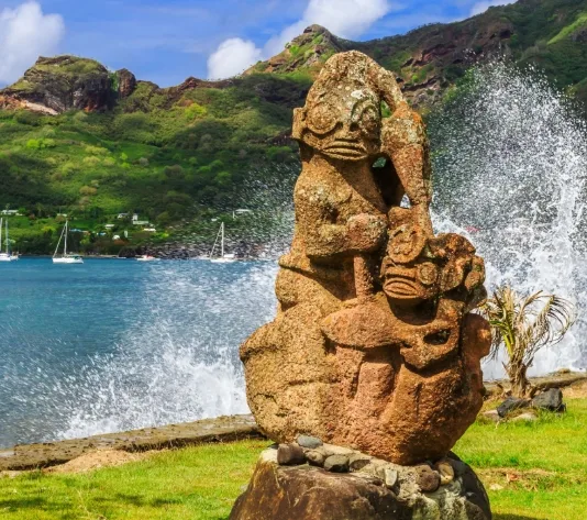 The most famous tikis of the Marquesas Islands © Tahiti Tourisme