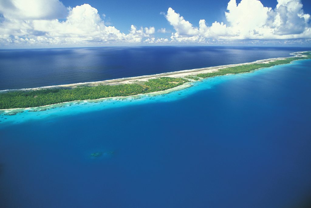 Aerial view of Rangiroa - ©Danee Hazama