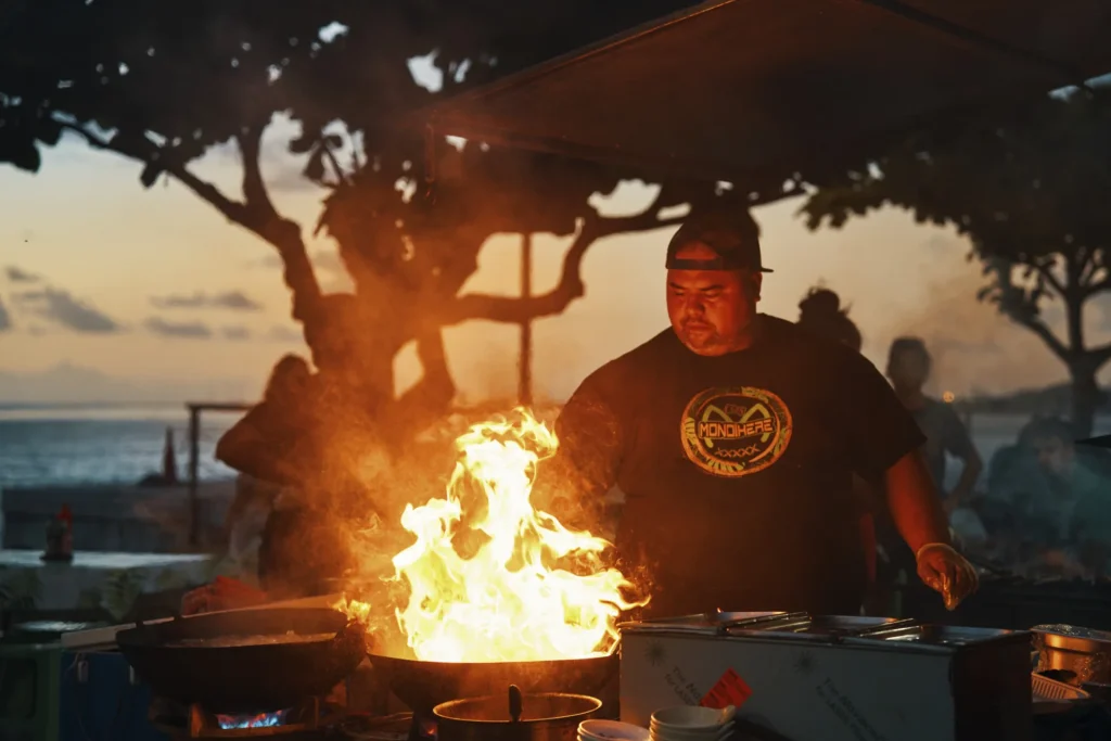 The food truck of The Islands of Tahiti © Alikaphoto