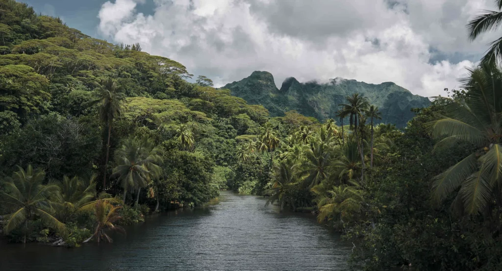 Entrée de la rivière de Faaroa de Raiatea © Alika Photography