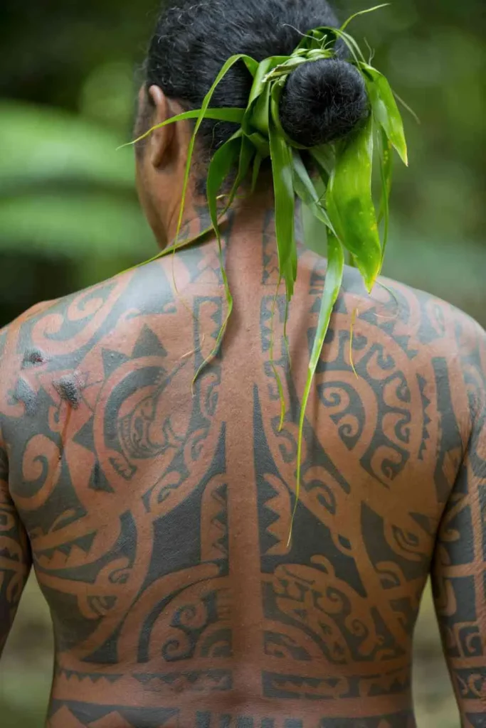 Custom Polynesian Tribal Floral Foot Leg Tattoo by enokisoju on DeviantArt