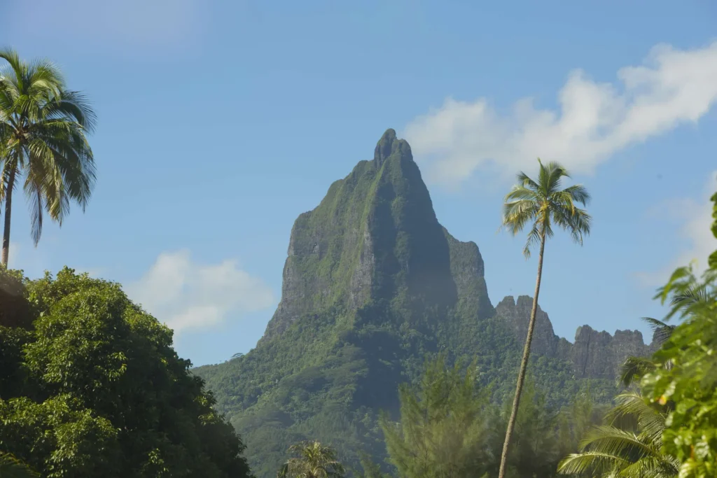 Interior of the island of Moorea