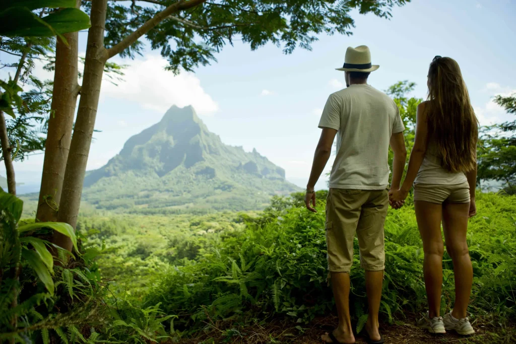 Viewpoint from which to observe Mount Rotui © Tahiti Tourisme