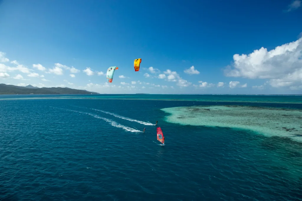 Kitesurf session © Emmanuel Bouvet