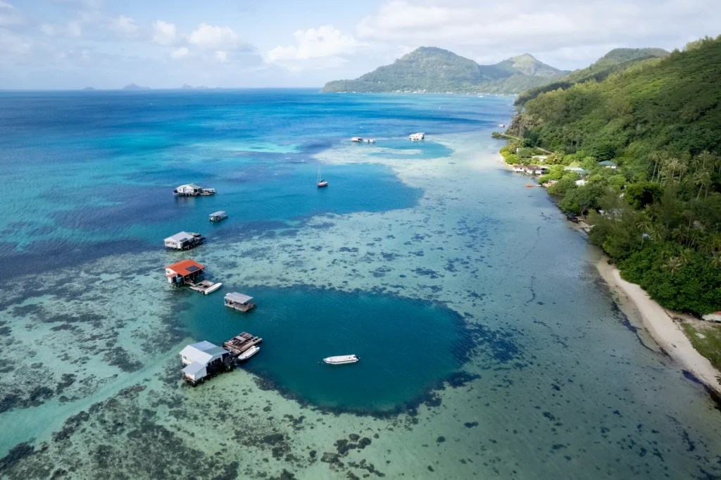 Pearl farms in the Gambier Islands © Tim McKenna