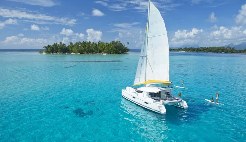CROISIERE PRIVEE CATAMARAN LUXE : découvrir la Polynésie depuis l’océan