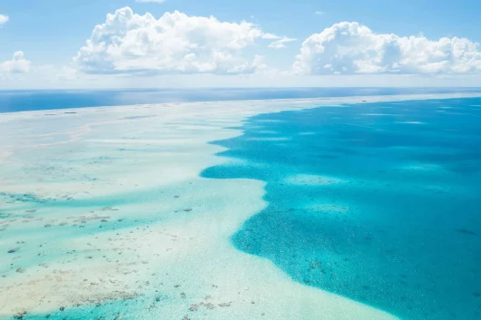 Vue aérienne de Fakarava ©Jim Winter