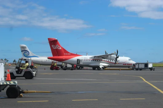 Prendre un vol pour se rendre à Rangiroa©Ranihei Teariki