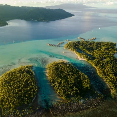 Vue en drone de Taha'a © Karl Shakur