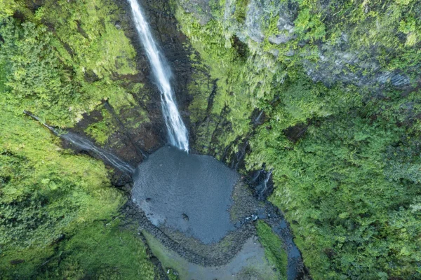 Cascade de Faarumai à Tahiti © Grégoire Le Bacon