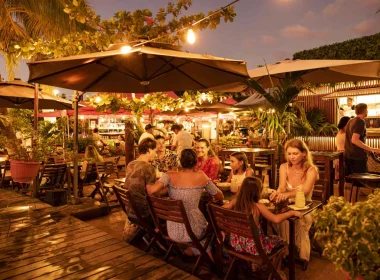 Passez un bon moment à la roulotte du Poke Bar de Punaauia © Grégoire Le Bacon