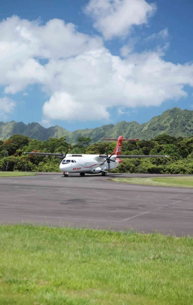 Air Tahiti à Hiva Oa © Tahiti Tourisme