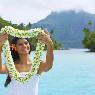 L'accueil polynésien dans un cadre paradisiaque c Tahiti Tourisme