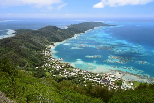 Village de Rikitea à Mangareva © Philippe Bacchet